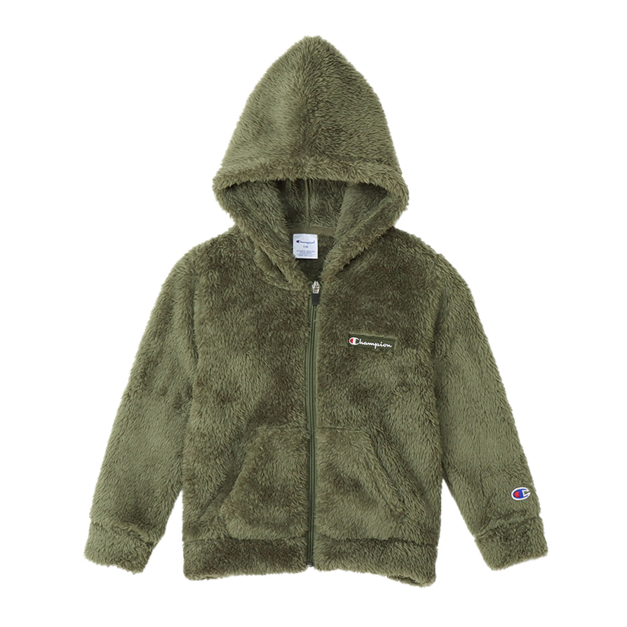 チャンピオン キッズ フリース ジップパーカー 100cm~160cm champion 子供 ジャケット 子供服 冬 男の子 女の子 ボーイズ ガールズ パーカー (在庫限り)