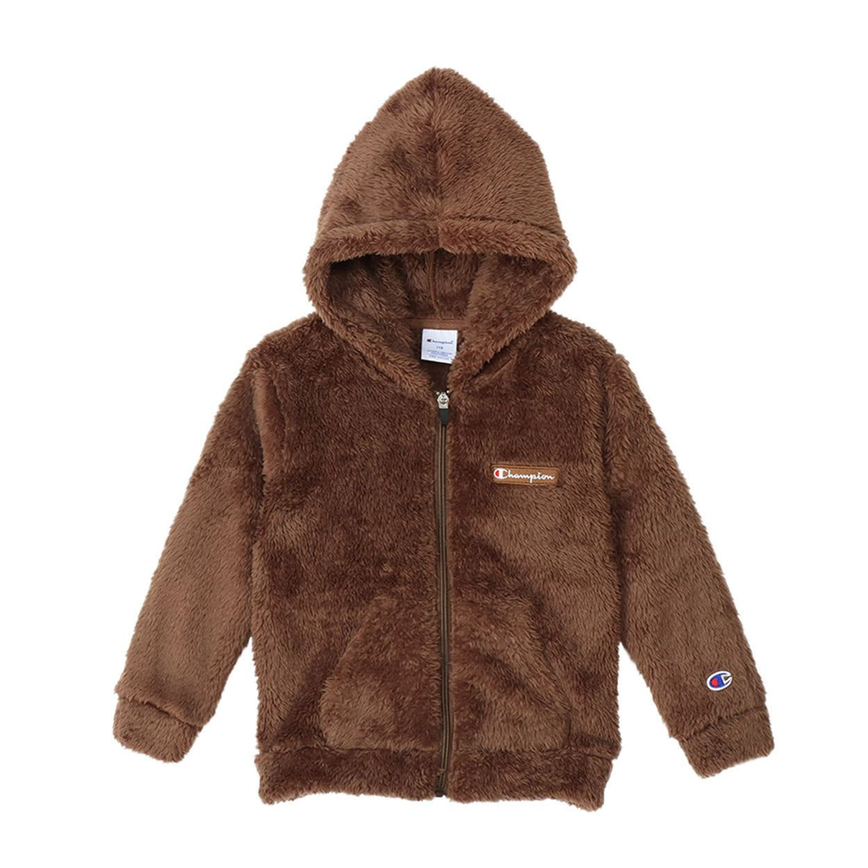 チャンピオン キッズ フリース ジップパーカー 100cm~160cm champion 子供 ジャケット 子供服 冬 男の子 女の子 ボーイズ ガールズ パーカー (在庫限り)