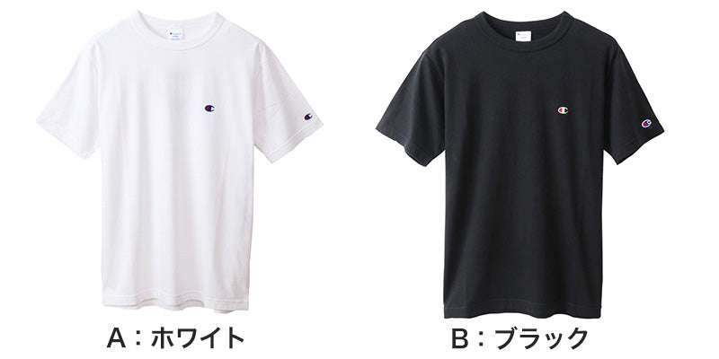 チャンピオン 半袖Tシャツ S~XL (tシャツ 綿 コットン メンズ 下着 シャツ 肌着 インナーシャツ トップス クルーネック) (在庫限り)