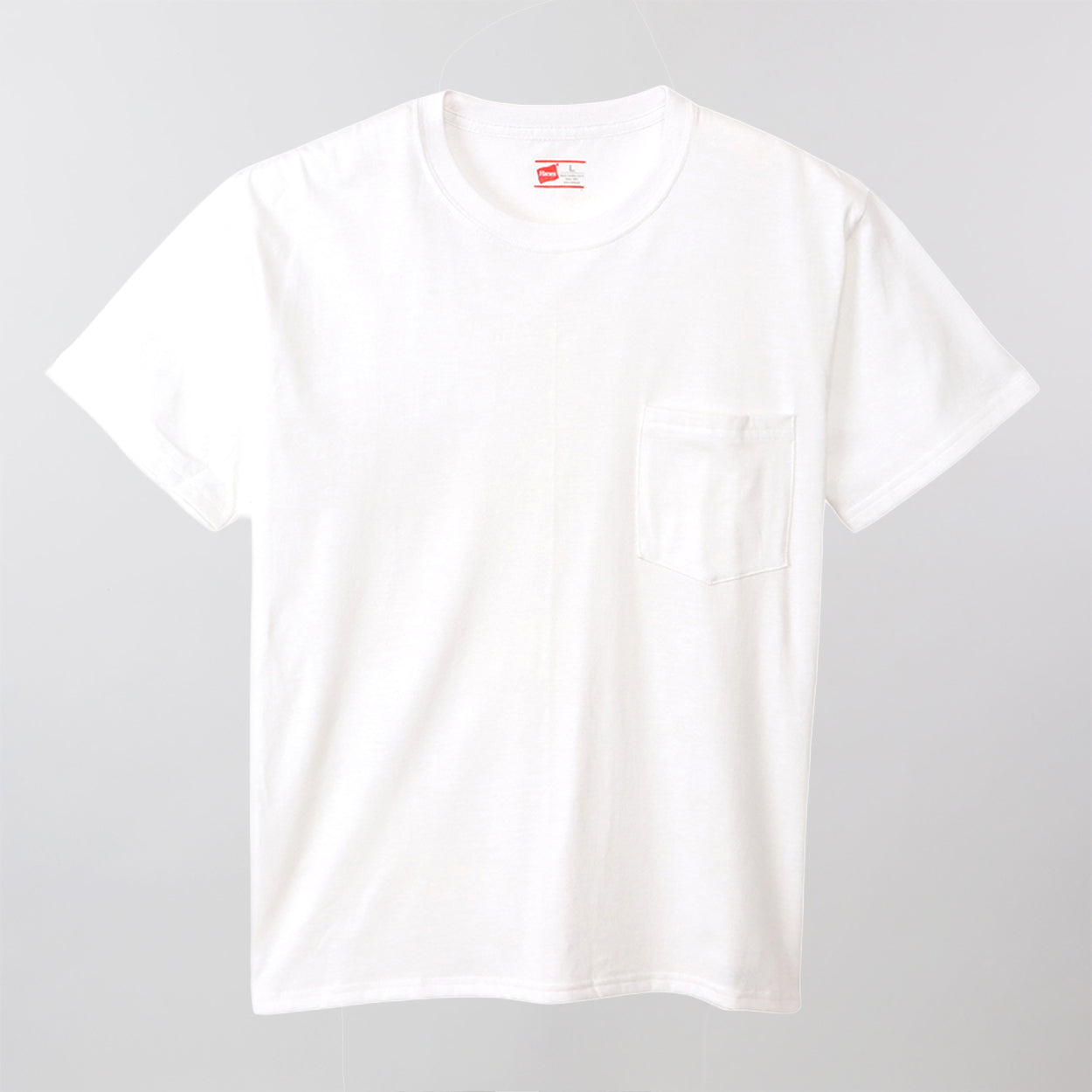 ヘインズ Tシャツ 綿100% メンズ 2枚組 白 黒 ポケット付き ビジネス ビジカジ魂 インナー スーツ カジュアル 抗菌防臭 M-LL (Hanes M L LL 男性 紳士 下着 カジュアル オフィス スマート フォーマルカジュアル) (在庫限り)
