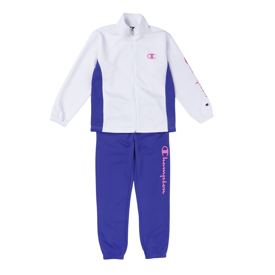 チャンピオン ジャージ 上下 キッズ セットアップ 女の子 男の子 こども スポーツウェア ジャケット パンツ 140cm~160cm 上下セット トレーニングスーツ 110 120 130 140 150 160 子供 子ども ガールズ (在庫限り)