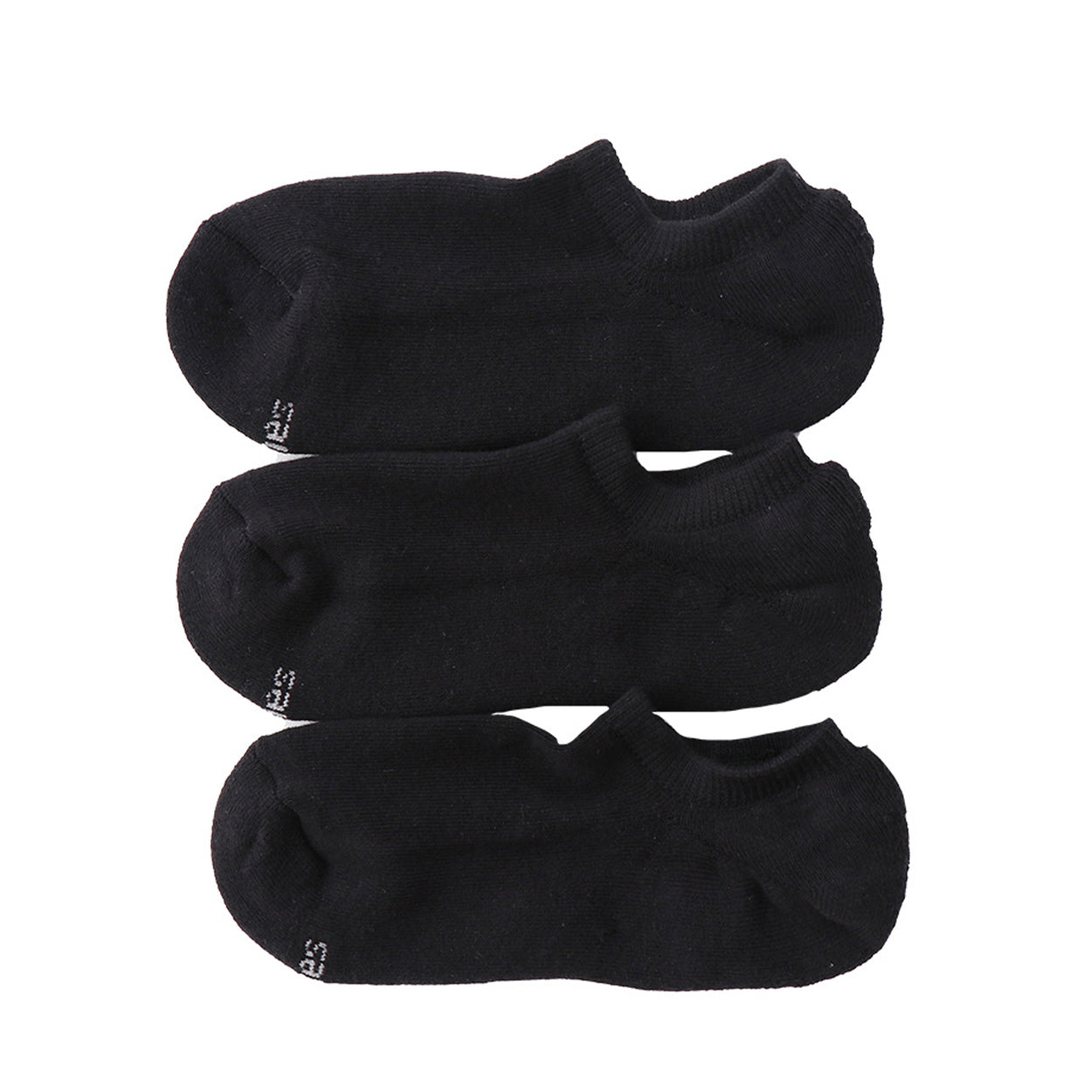 ヘインズ ソックス メンズ くるぶし 靴下 黒 3足組 23-25cm~27-29cm hanes 紳士 くつ下 スニーカー丈 綿混 足底クッション ハーフパイル コットン (在庫限り)