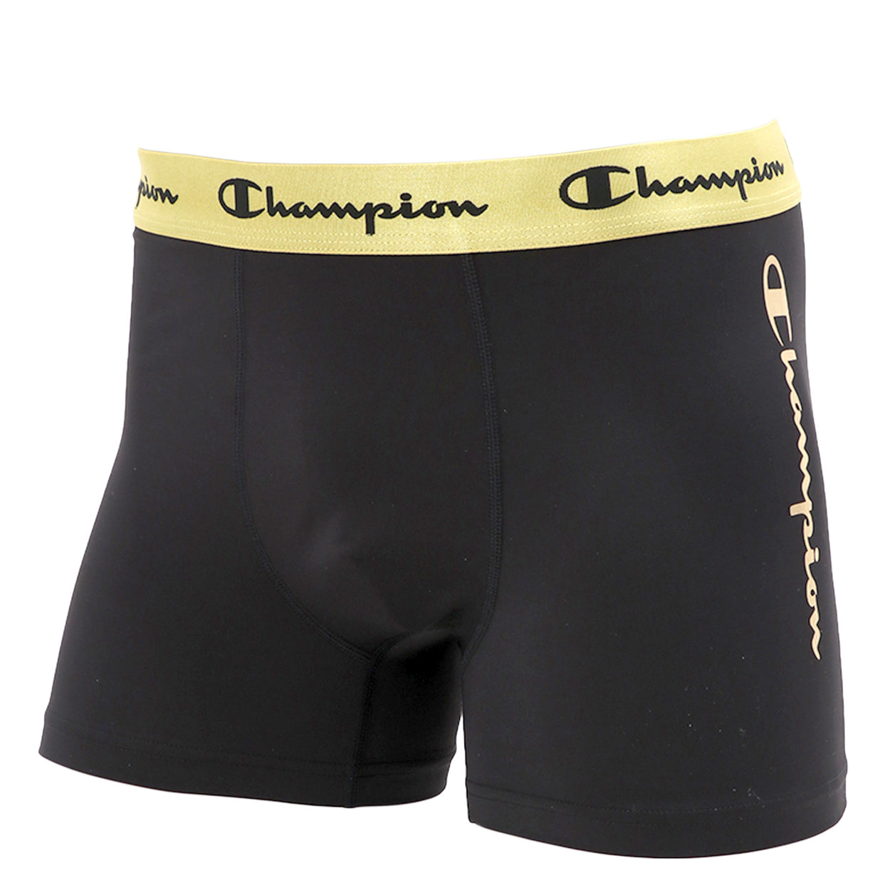 ボクサーパンツ チャンピオン メンズ ボクサーブリーフ 黒 ネイビー 前閉じ ロゴ 速乾 吸汗 ギフト プレゼント おしゃれ M-LL (champion 男性 紳士 下着 シンプル M L LL) (在庫限り)
