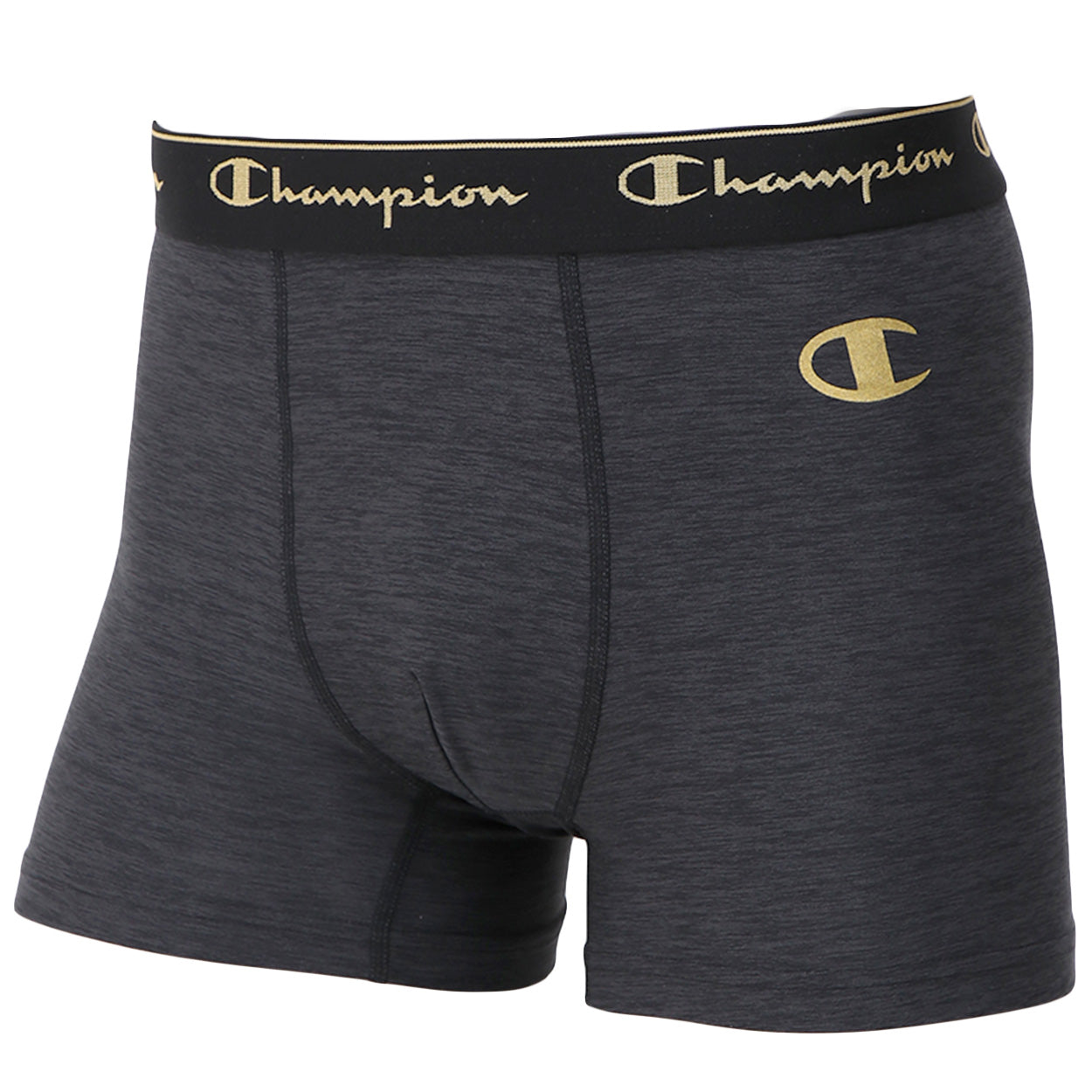ボクサーパンツ チャンピオン メンズ ボクサーブリーフ 黒 ネイビー 前閉じ ロゴ 速乾 吸汗 ギフト プレゼント おしゃれ M-LL (champion 男性 紳士 下着 シンプル M L LL) (在庫限り)