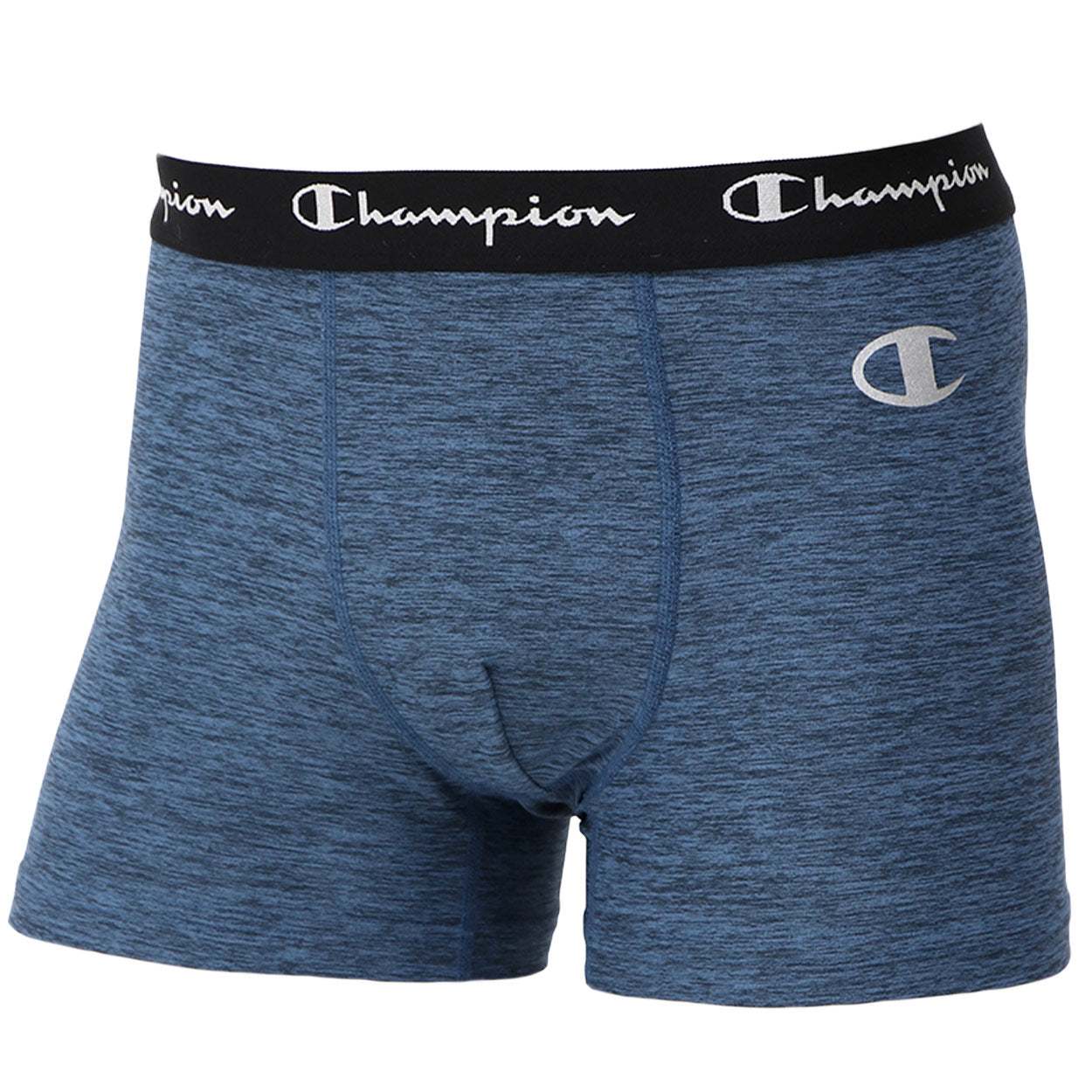 ボクサーパンツ チャンピオン メンズ ボクサーブリーフ 黒 ネイビー 前閉じ ロゴ 速乾 吸汗 ギフト プレゼント おしゃれ M-LL (champion 男性 紳士 下着 シンプル M L LL) (在庫限り)