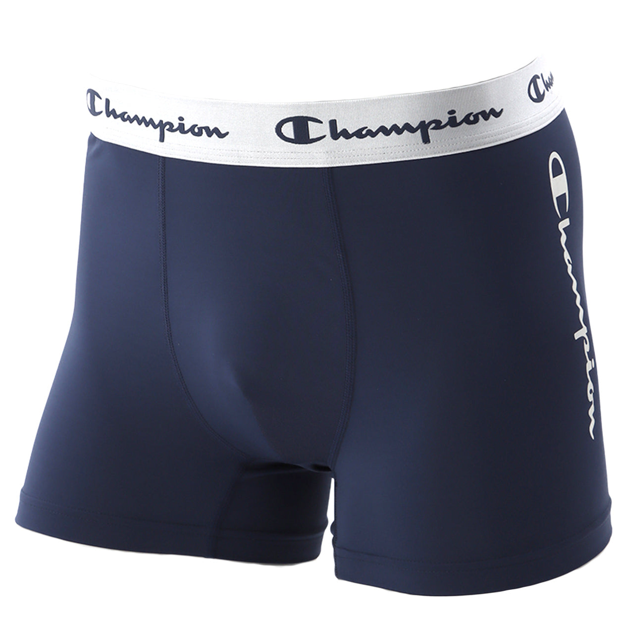 ボクサーパンツ チャンピオン メンズ ボクサーブリーフ 黒 ネイビー 前閉じ ロゴ 速乾 吸汗 ギフト プレゼント おしゃれ M-LL (champion 男性 紳士 下着 シンプル M L LL) (在庫限り)