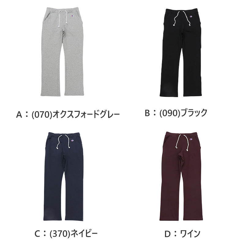 チャンピオン スウェットパンツ レディース ロングパンツ 綿素材 裏毛 グレー 黒 ネイビー ロゴ ダンス 部屋着 おでかけ おしゃれ アメカジ コーデ M・L (champion 秋冬 女性 女子 普段使い ズボン ボトムス ルームウェア M L)