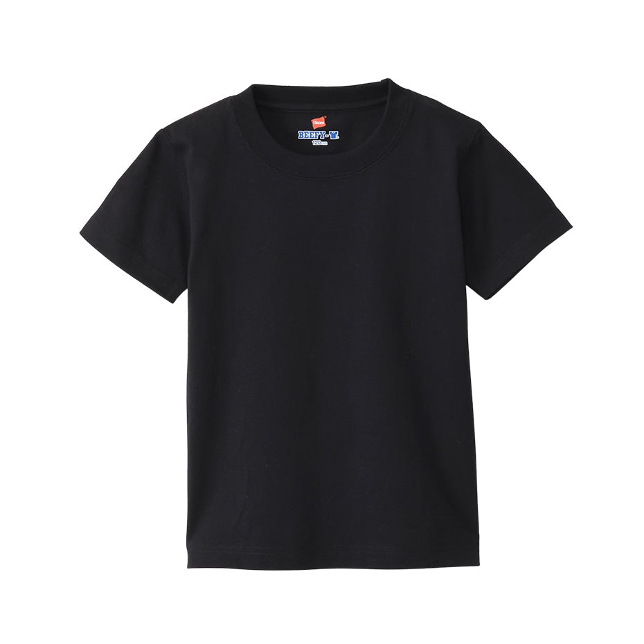 キッズ Tシャツ 半袖 綿100% クルーネック 無地 BEEFY-T ビーフィー 100 120 140 160 子供 子ども 丈夫 男の子 女の子 トップス インナー シンプル 洗濯タグなし 耐久性