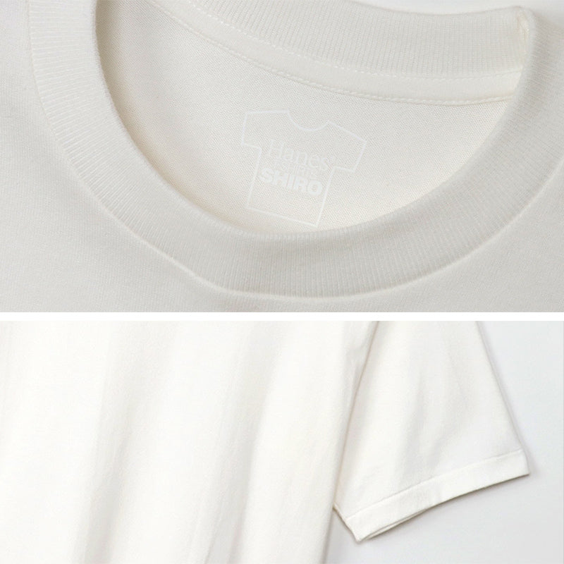 ヘインズ Tシャツ SHIRO 綿100% メンズ レディース ビジネス インナー S M L XL XXL Hanes 男性 紳士 パックT プレゼント 無地T 肉厚 ヘビーウェイト 父の日 白T SHIRO LL