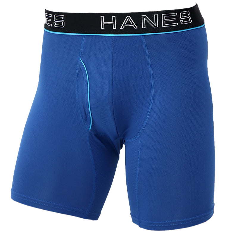 ボクサーブリーフ メンズ 下着 ヘインズ 前開き パンツ ムレ 無地 M L LL Hanes インナー ニオイ 通気性 ボクサー ブリーフ 男性 紳士 メッシュ 伸縮性 ストレッチ