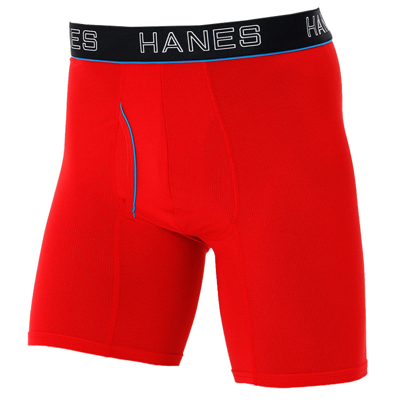 ボクサーブリーフ メンズ 下着 ヘインズ 前開き パンツ ムレ 無地 M L LL Hanes インナー ニオイ 通気性 ボクサー ブリーフ 男性 紳士 メッシュ 伸縮性 ストレッチ