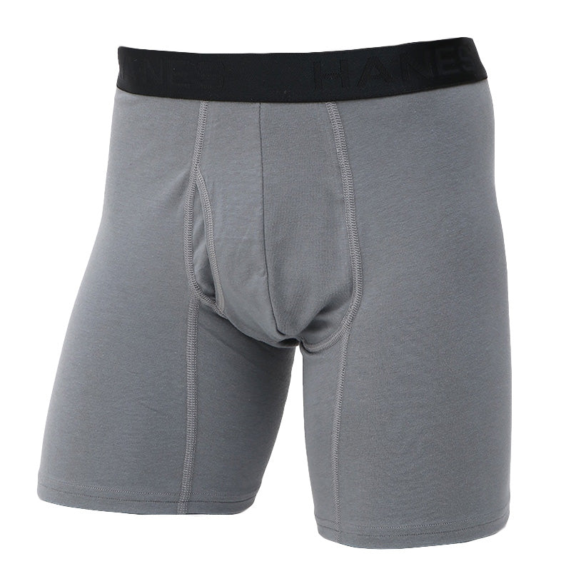 ボクサーブリーフ メンズ 下着 ヘインズ 前開き パンツ ムレ 無地 大きめ 3L 4L 5L Hanes インナー ニオイ 通気性 ボクサー 男性 メッシュ 伸縮性 ストレッチ