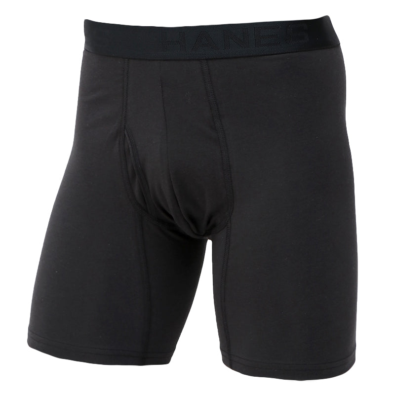 ボクサーブリーフ メンズ 下着 ヘインズ 前開き パンツ ムレ 無地 大きめ 3L 4L 5L Hanes インナー ニオイ 通気性 ボクサー 男性 メッシュ 伸縮性 ストレッチ