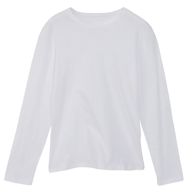 レディース tシャツ 長袖 クルーネック カットソー 綿100% ヘインズ 2枚組 M・L Hanes 綿 コットン 無地 インナー シャツ (在庫限り)