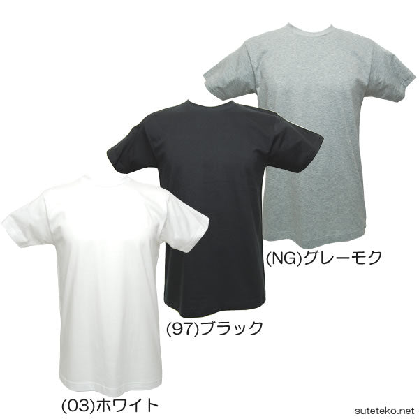 グンゼ Tシャツ メンズ 半袖 綿100% 2枚組 M~LL (下着 シャツ 綿 肌着 インナーシャツ クルーネック インナー 無地 GTホーキンス)
