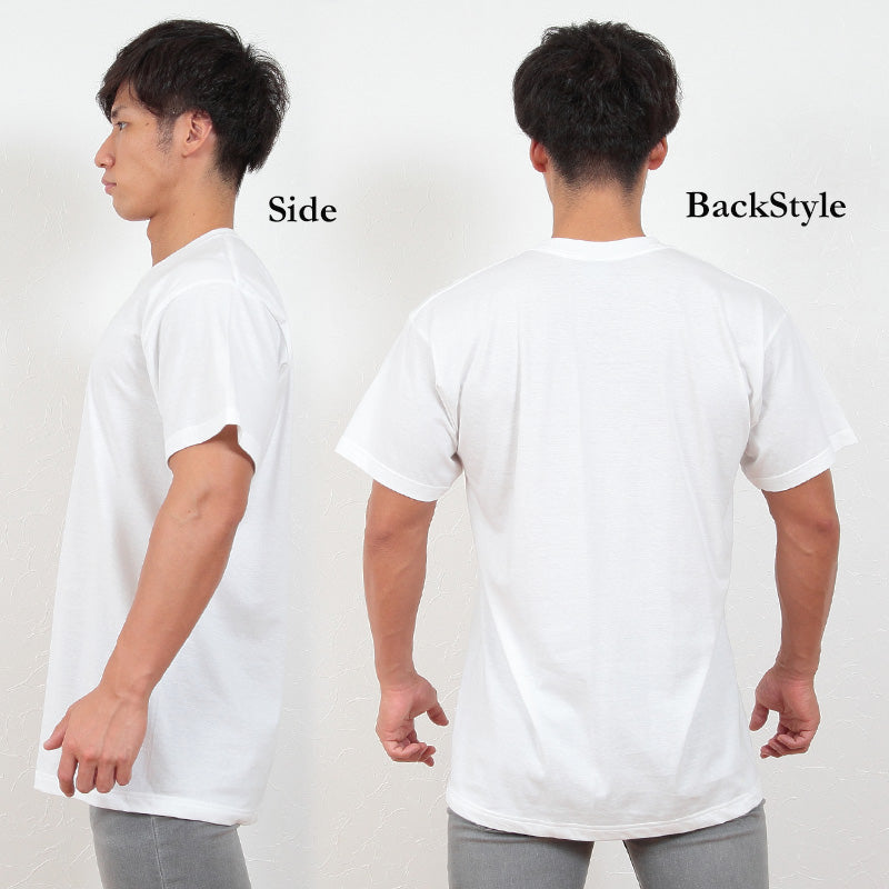 グンゼ G.T.HAWKINS メンズ Tシャツ 2枚組×4セット M~LL (GUNZE GTホーキンス 綿100% 男性 紳士 肌着 紳士肌着 tシャツ 半袖 インナー 無地 セット M L LL) (在庫限り)