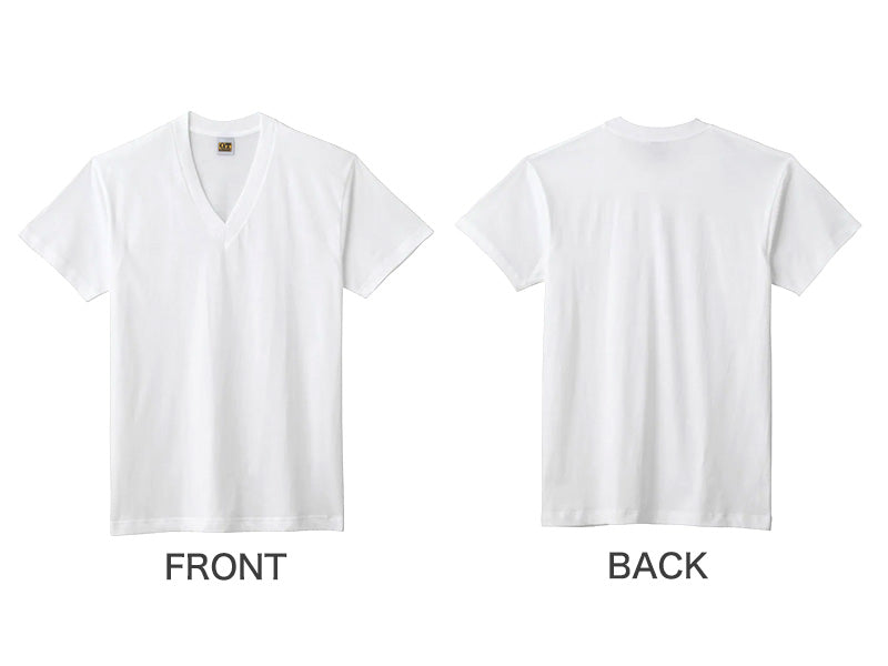 グンゼ G.T.HAWKINS VネックTシャツ 2枚組×4セット M~LL (GUNZE GTホーキンス 綿100% メンズ) (在庫限り)