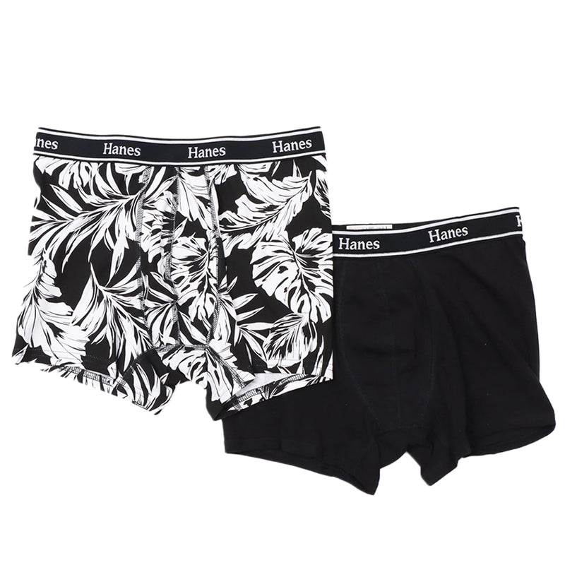 ヘインズ ボクサーパンツ メンズ 綿 前閉じ 2枚組 M~LL 下着 hanes ボクサーブリーフ 前とじ インナー 男性 コットンストレッチ セット