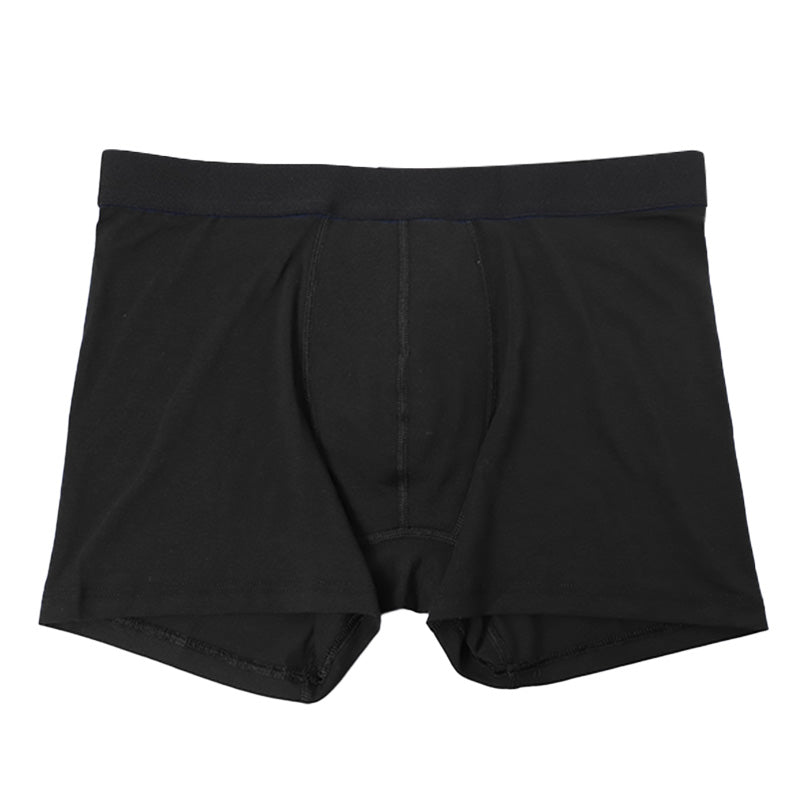 メンズ ボクサーパンツ ちょいもれ用 吸水 消臭加工 前閉じ M L LL 綿混 ストレッチ インナー 下着 肌着 パンツ 男性 紳士 失禁パンツ 尿漏れ対策 軽失禁 ネイビー ブラック 黒 快適 履き心地 普段使い デイリー 目立ちにくい 安心 伸縮 さらっと