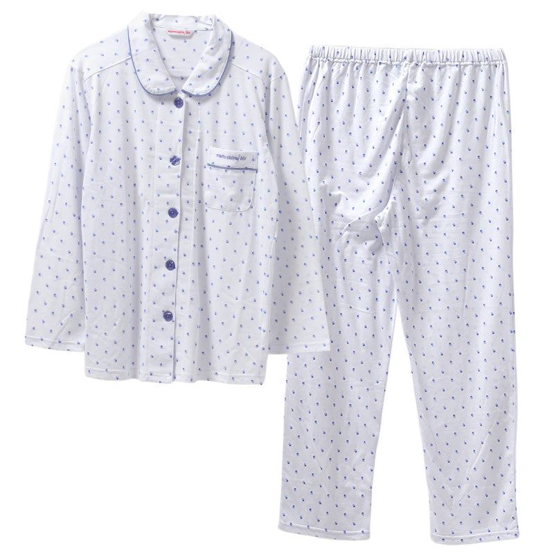 快眠パジャマ 安眠 夏 パジャマ レディース 長袖 大人 薄手 涼しい M L LL 前開き 寝返りしやすい 睡眠の質を上げる 薄手 部屋着 服 ルームウェア ホームウェア セットアップ 春 小紋柄 ゆったり 可愛い おしゃれ 肌触りが良い 母の日 プレゼント