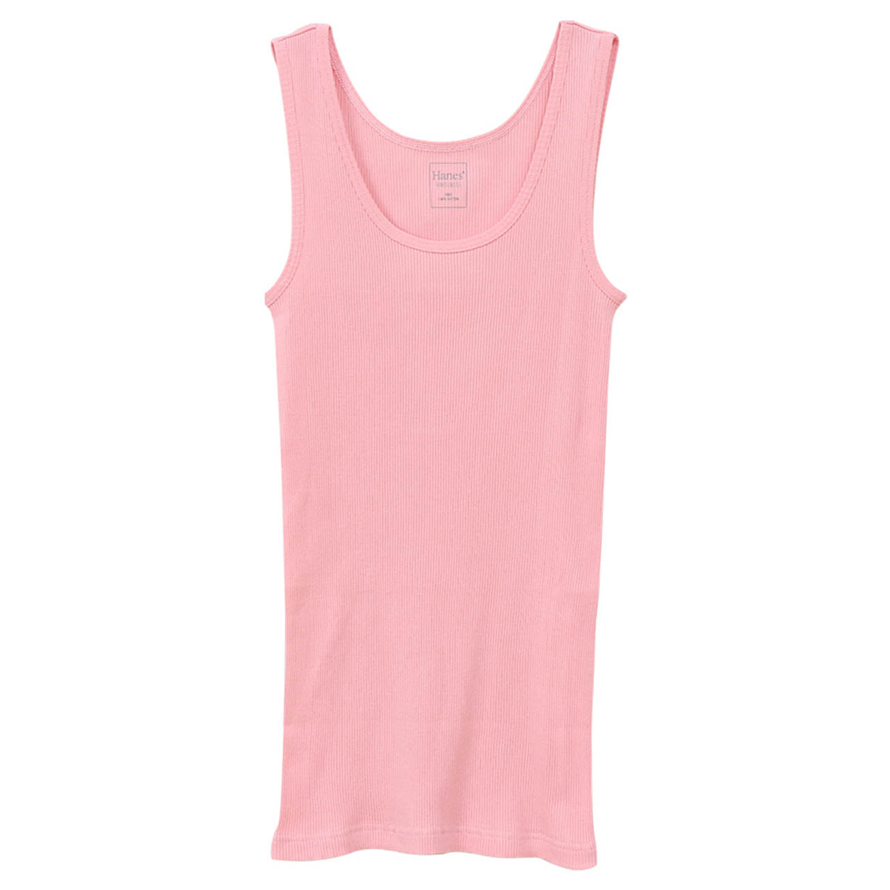 ヘインズ Undies レディース タンクトップ フリー (Hanes 婦人 インナー 下着 綿100% コットン リブ) (在庫限り)