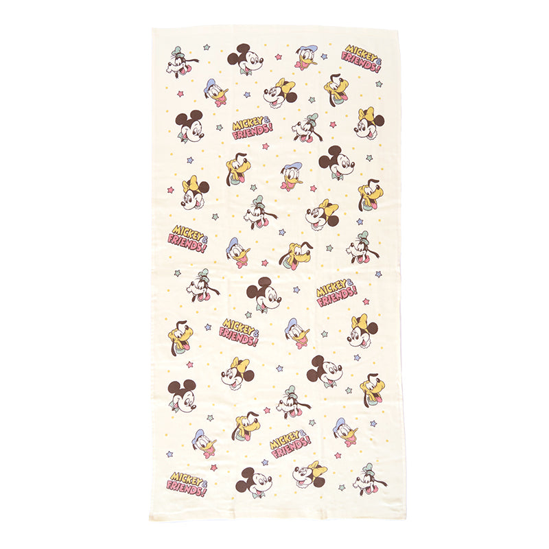 ガーゼタオル ベビー 赤ちゃん ガーゼケット ガーゼタオルケット ガーゼ バスタオル 約60×120cm (ディズニー タオルケット 子供 タオル キャラクター かわいい 薄手 キッズ プール お昼寝ケット)