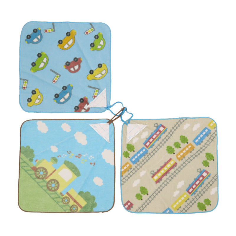 ループタオル タオル ハンドタオル タオルハンカチ 保育園 幼稚園 綿100% キッズ 約30×30cm ウォッシュタオル 子供用ループ付タオル ハンカチ 入園 名前
