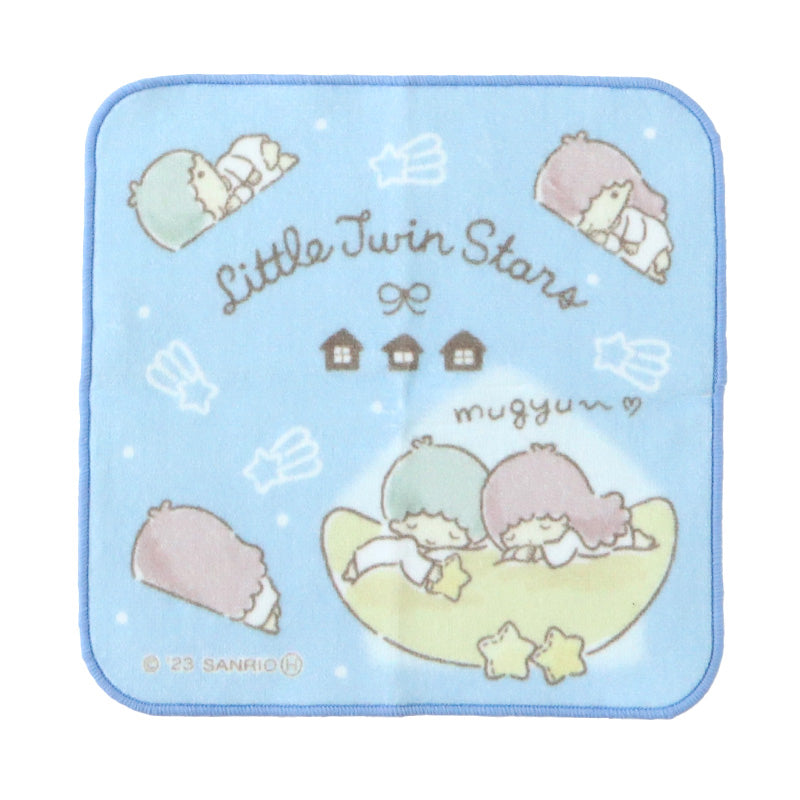 ハンドタオル タオル サンリオ ハンカチ キャラクター キッズ 子供 保育園 幼稚園 小学生 約20×20cm 景品 ギフト 粗品 プチハンドタオル ウォッシュタオル おしぼりタオル 子供用タオル 入園