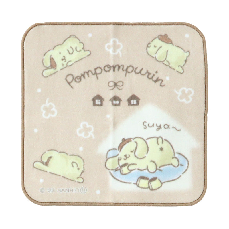 ハンドタオル タオル サンリオ ハンカチ キャラクター キッズ 子供 保育園 幼稚園 小学生 約20×20cm 景品 ギフト 粗品 プチハンドタオル ウォッシュタオル おしぼりタオル 子供用タオル 入園