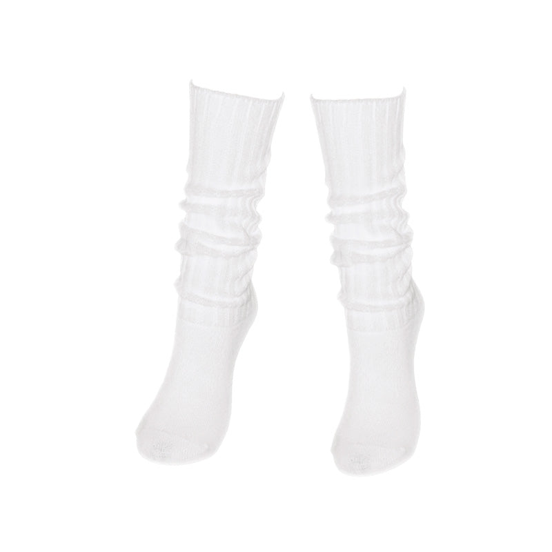 ルーズソックス キッズ 女の子 子供 靴下 16-22cm 30cm丈 40cm丈 ルーズ ソックス ハイソックス 黒 白 子供靴下 スクールソックス キッズソックス 小学生 中学生