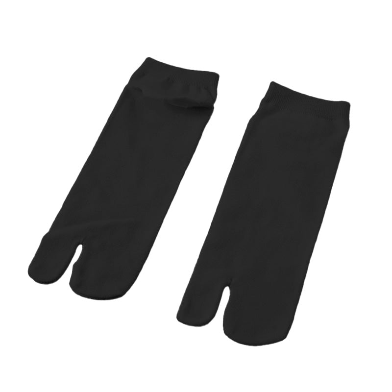 足袋ソックス メンズ くるぶし 靴下 足袋靴下 無地 白 黒 25-28cm~28-30cm 男性 紳士 メンズソックス タビ 二股 2本指 ソックス くつした