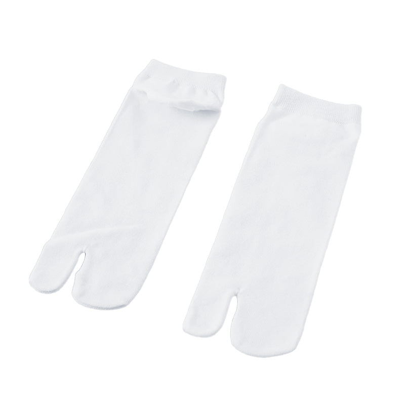 足袋ソックス メンズ くるぶし 靴下 足袋靴下 無地 白 黒 25-28cm~28-30cm 男性 紳士 メンズソックス タビ 二股 2本指 ソックス くつした
