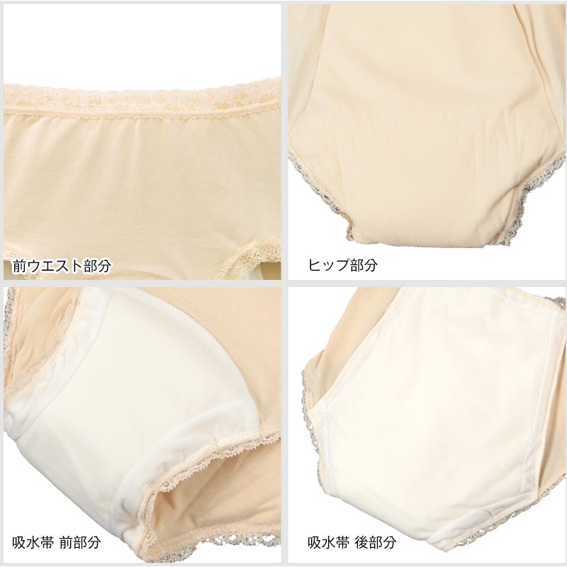 Suteteko 婦人 480cc対応 安心快適ショーツ M~LL (大失禁 尿漏れ レディース パンティー 失禁パンツ 失禁ショーツ 吸水) (送料無料) (取寄せ)