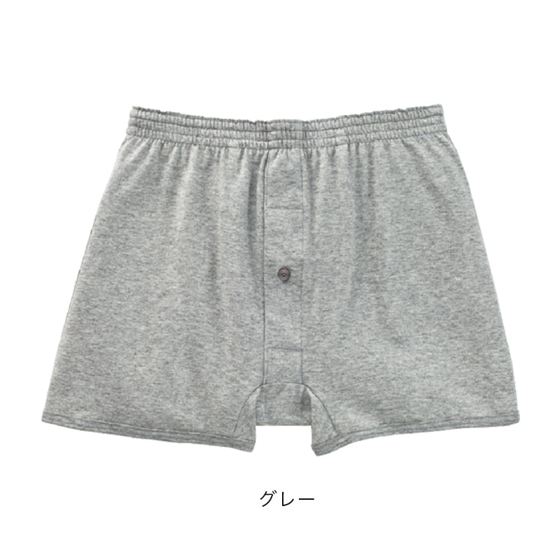 Suteteko 紳士 30cc対応 安心快適ニットトランクス 前あき M~LL (中失禁 軽失禁 尿漏れ メンズ 失禁パンツ 吸水シート付き) (取寄せ)