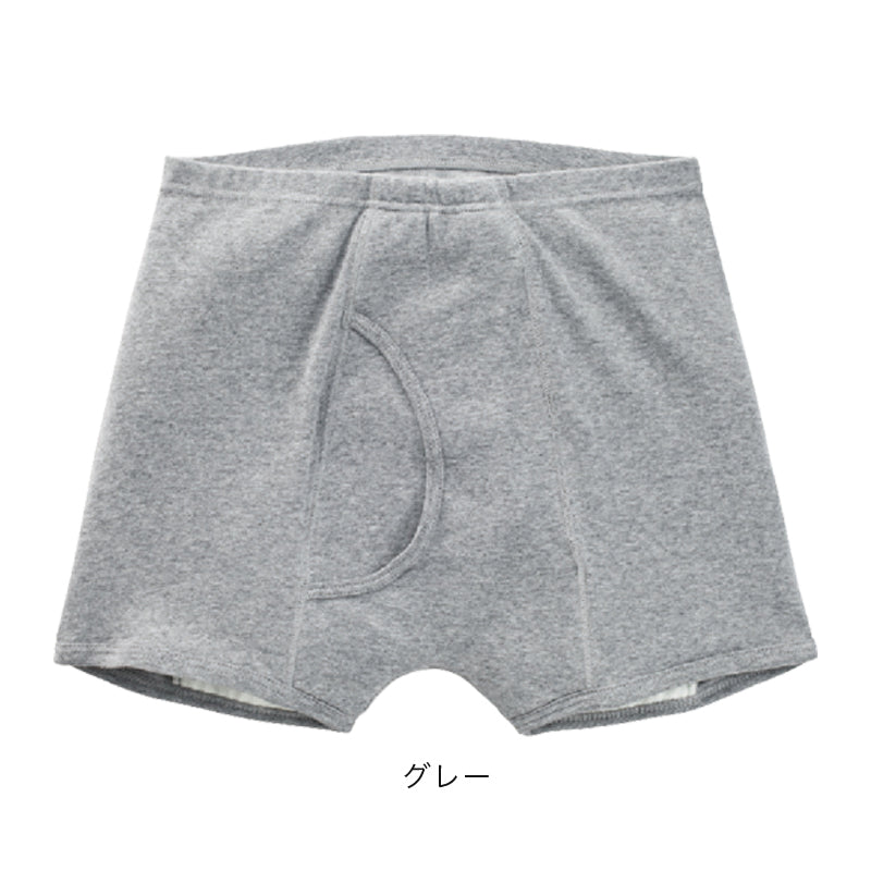 Suteteko 紳士 100cc対応 安心快適ニットトランクス 前あき M~LL (大失禁 尿漏れ メンズ 失禁パンツ 日本製) (取寄せ)