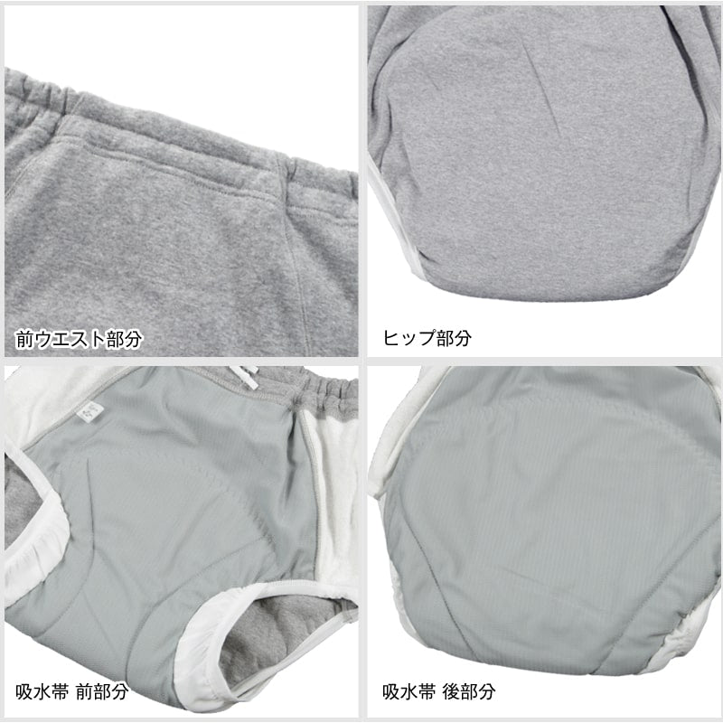 Suteteko 紳士 300cc対応 安心快適ブリーフ 前とじ M~LL (大失禁 尿漏れ メンズ 失禁パンツ 日本製)(送料無料) (取寄せ)