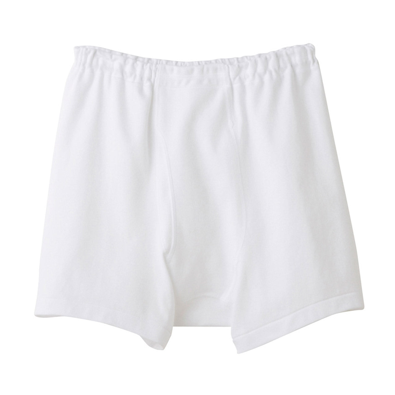 グンゼ 快適工房 紳士 前開き トランクス M・L (メンズ GUNZE 綿100% コットン 男性 下着 肌着 パンツ インナー 日本製 白 グレー)