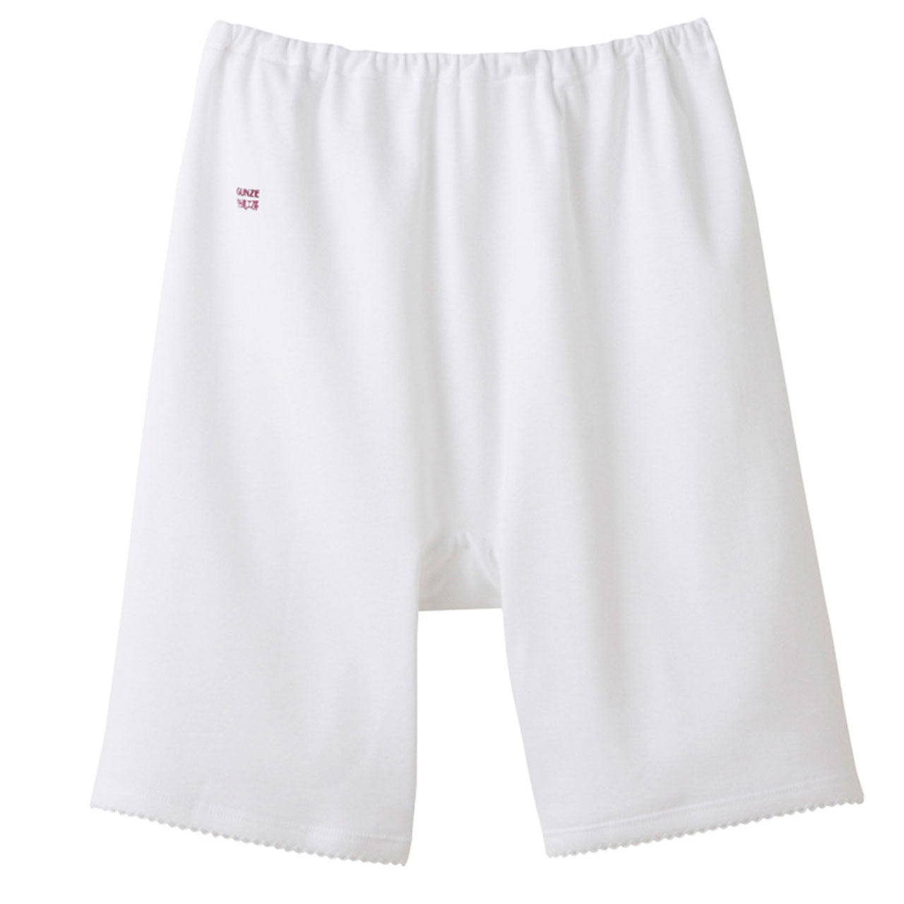 グンゼ 快適工房 3分丈パンツ 綿100% レディース M・L GUNZE 綿100% 下着 肌着 ボトム インナー 女性 婦人 重ね履き オーバーパンツ コットン やわらか 日本製 白 ベージュ あったかい