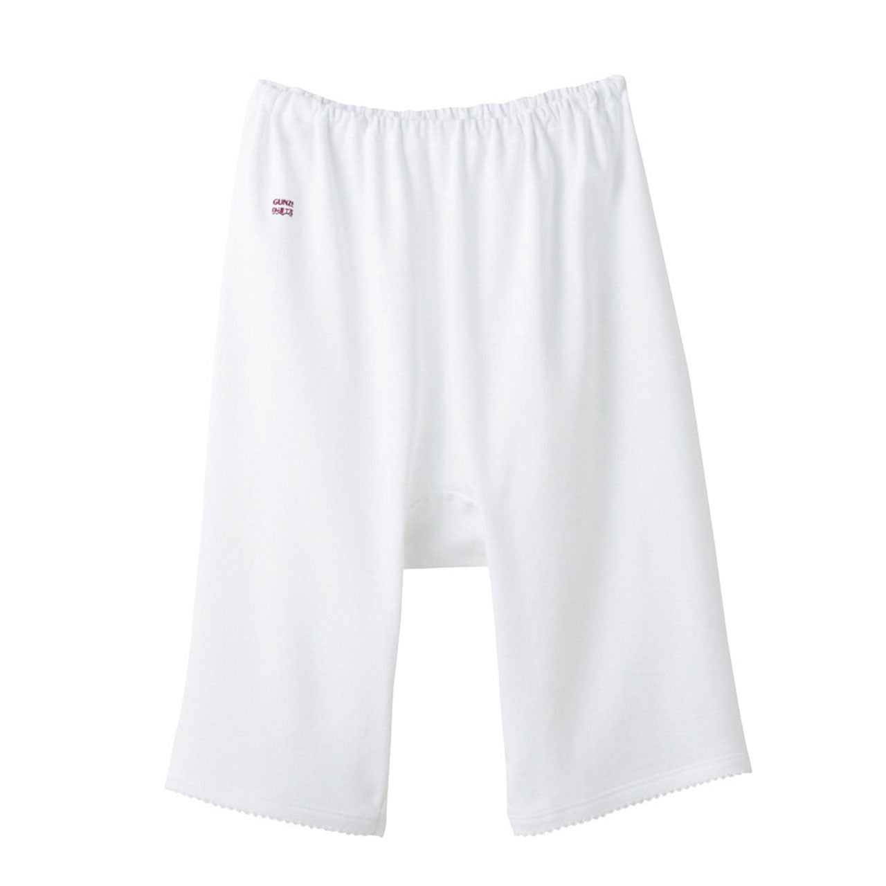 グンゼ 快適工房 婦人5分丈パンツ LL (レディース GUNZE 綿100% オーバーパンツ コットン 女性 下着 肌着 インナー やわらか 日本製 白 ベージュ あったかい 大きいサイズ)