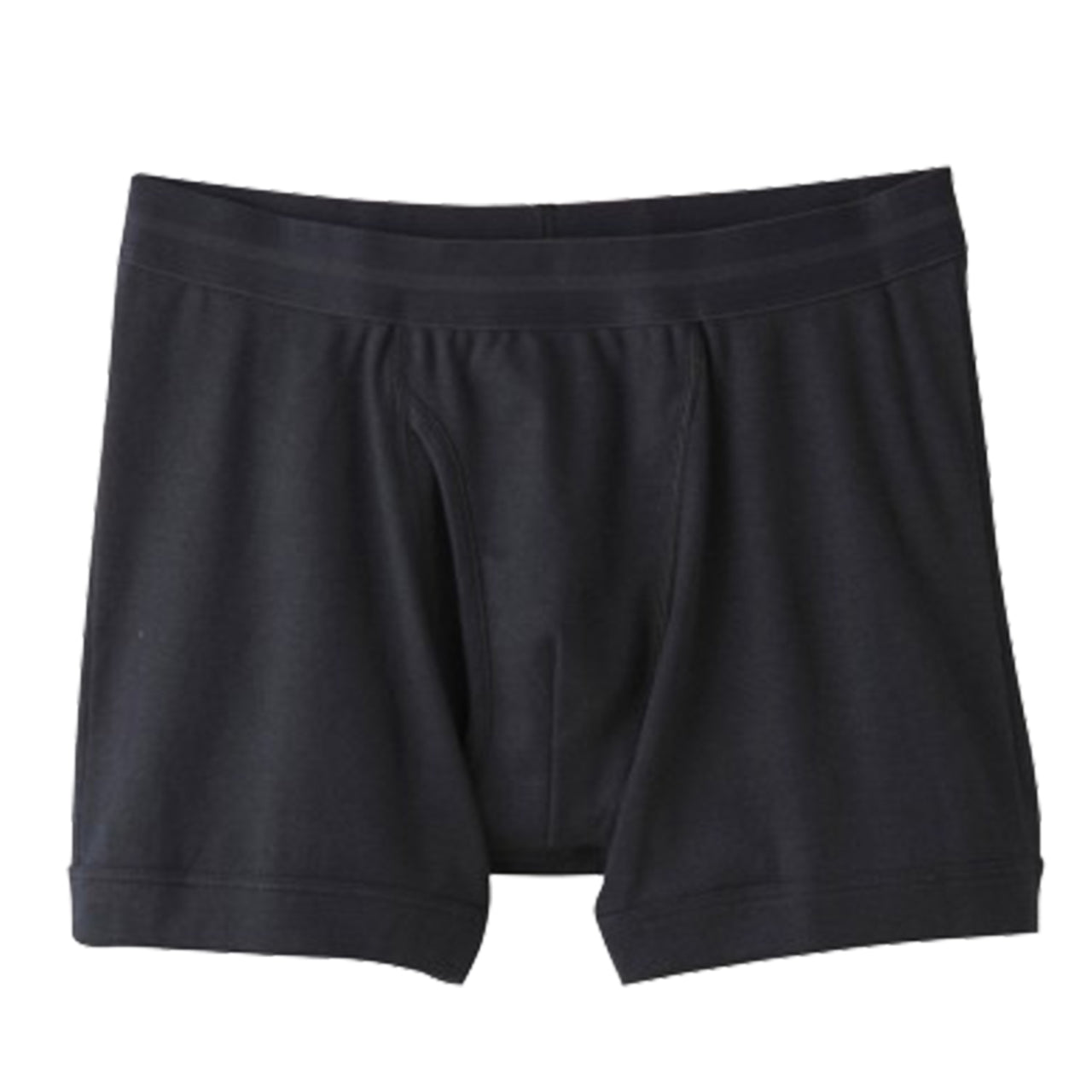 グンゼ 快適工房 紳士 前開きボクサーブリーフ 2枚セット M・L (メンズ GUNZE 綿100% コットン 男性 下着 肌着 パンツ インナー 日本製 ブラック 黒 グレー) (在庫限り)