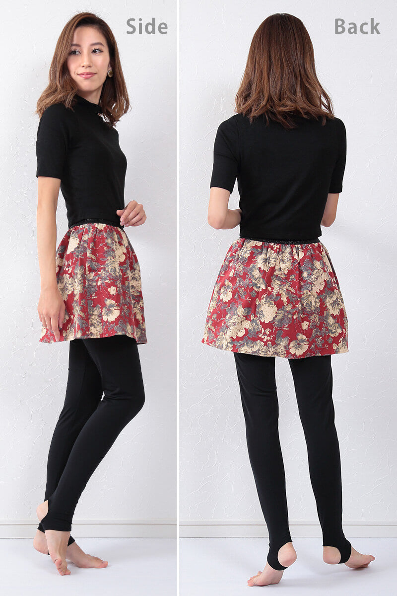 裏起毛 トレンカ レギンス レディース スパッツ M-L~3L (暖かい あったか インナー ボトム タイツ 防寒 冬)