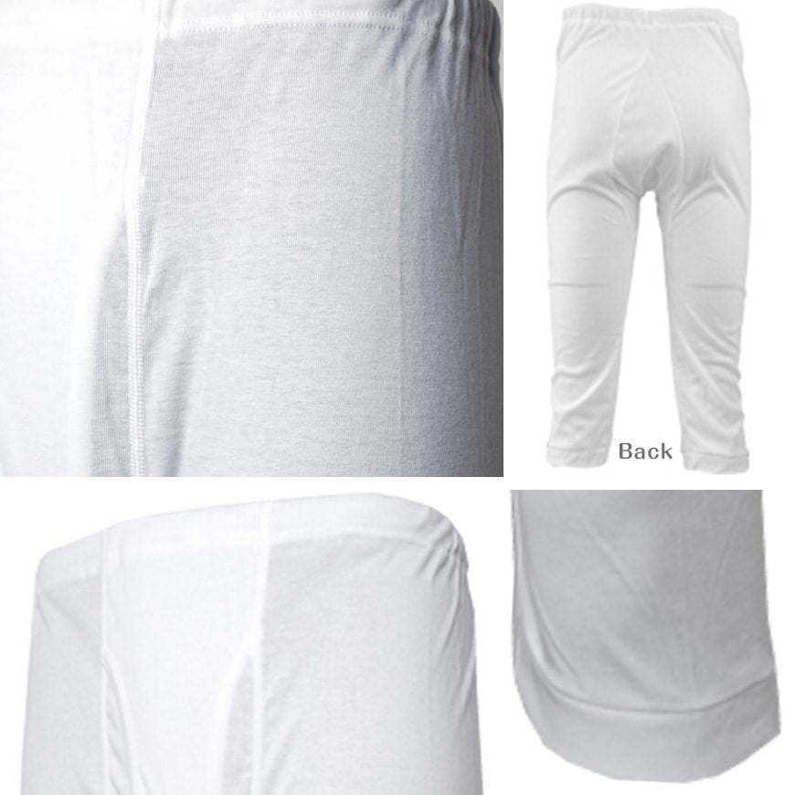 抗菌防臭加工 半ズボン下 2枚組×5セット M~LL (ステテコ すててこ 綿100% メンズ 男性 紳士 下着 肌着 インナー オールシーズン ベーシック) (在庫限り)