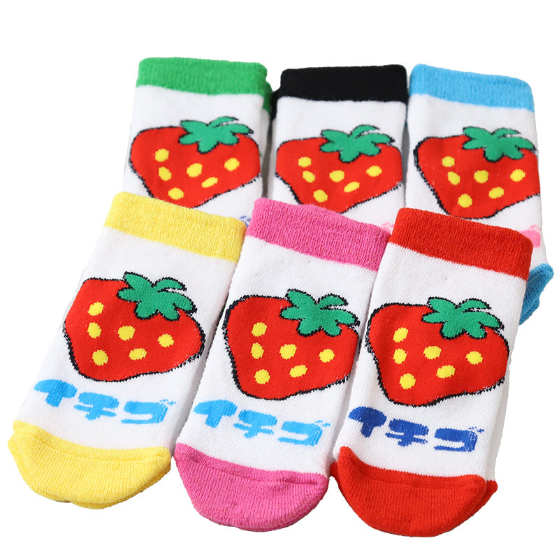 アウトレット 子ども 靴下 ソックス キッズ 6足組 10-24cm こども 柄 子供用 女の子 男の子 伸びる 伸縮性 まとめ買い カラフル ショート丈 ショートソックス (在庫限り)
