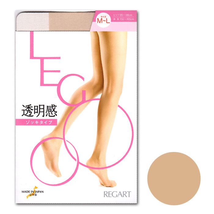 LEGOO 透明感 コンジュゲートシアーパンスト M-L・L-LL (レディース 婦人 女性 レグー 日本製) (在庫限り)