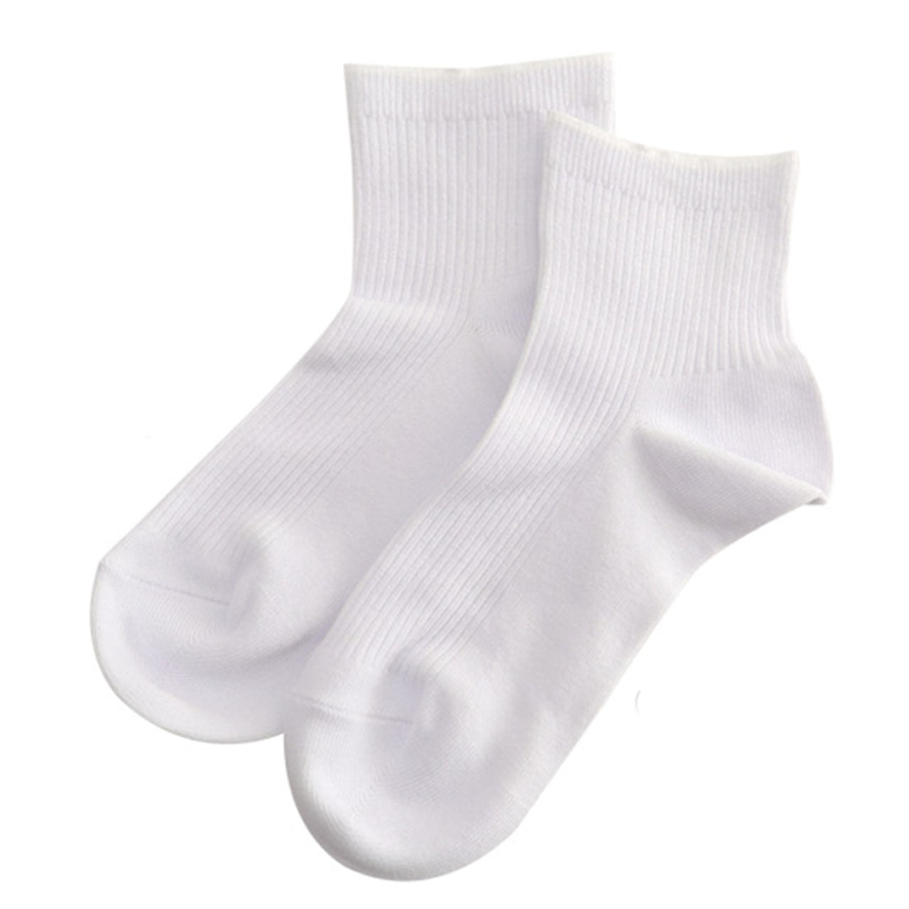 アツギ Rib Socks ソフトフィット 婦人ハーフミニ丈ソックス 4足組 22-24cm・24-26cm (ATSUGI レディース 婦人 女性 リブソックス ソックス 靴下 くつ下 くつした 白ソックス シンプル 無地) (在庫限り)