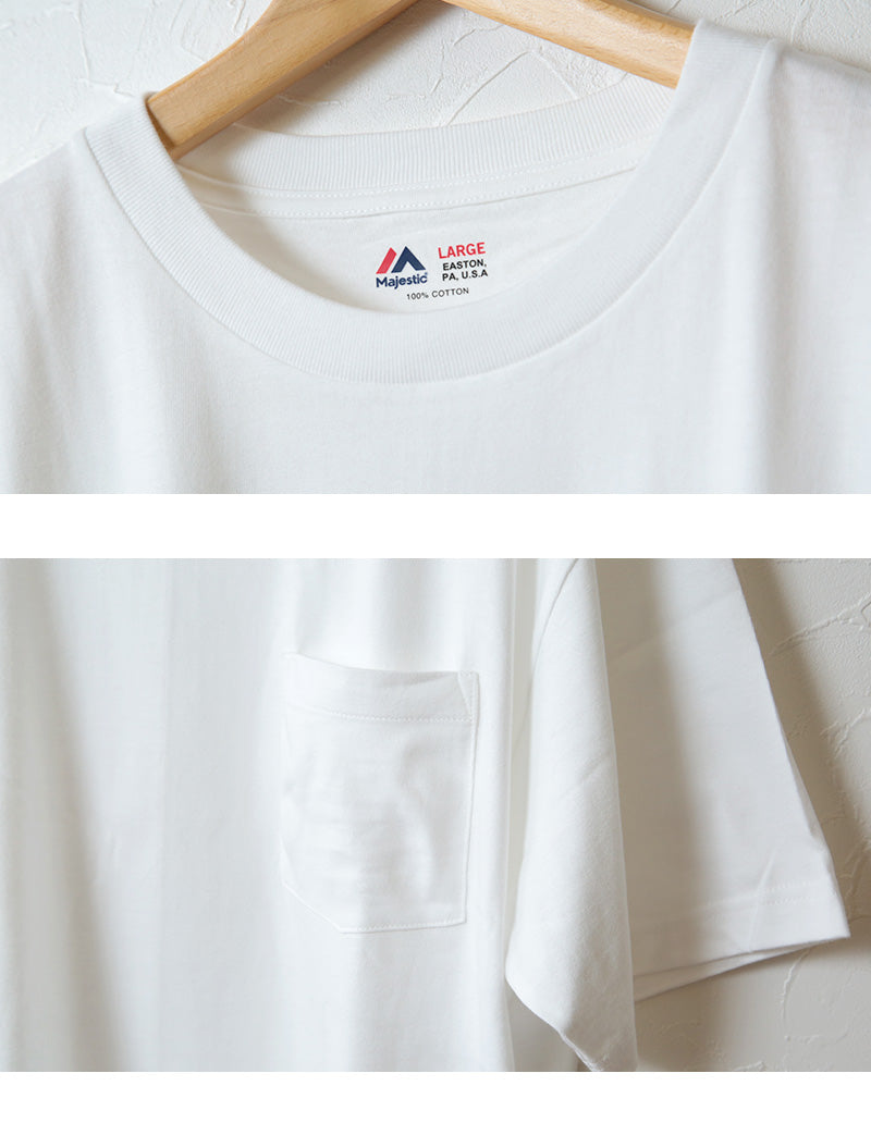 Tシャツ メンズ 半袖 インナー シャツ ポケット 2枚組 S~XL tシャツ 綿100% トップス 厚地 クルーネック 無地 黒 (在庫限り)