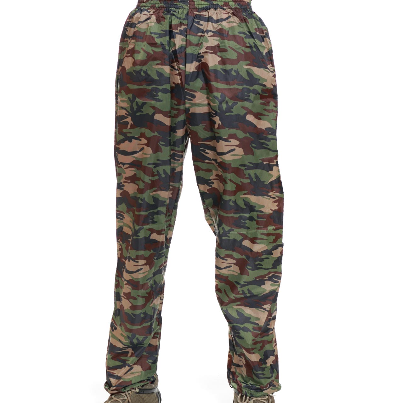 カジメイク 撥水加工 男女兼用 迷彩パンツ M~LL (メンズ レディース 撥水 レインコート 雨合羽 男女兼用 外仕事 農作業) (ワーキング) (取寄せ)