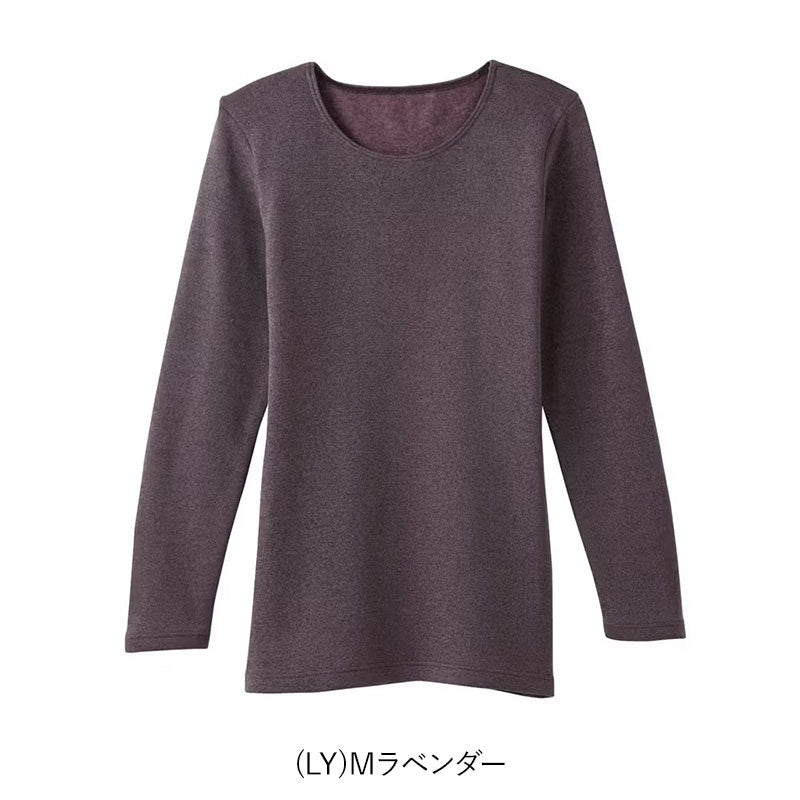 HOTMAGIC 寒さ知らず レディース 8分袖インナー LL ホットマジック あったかインナー 長袖シャツ 婦人 女性 下着 肌着 アンダーウェア 防寒 暖かい 大きいサイズ