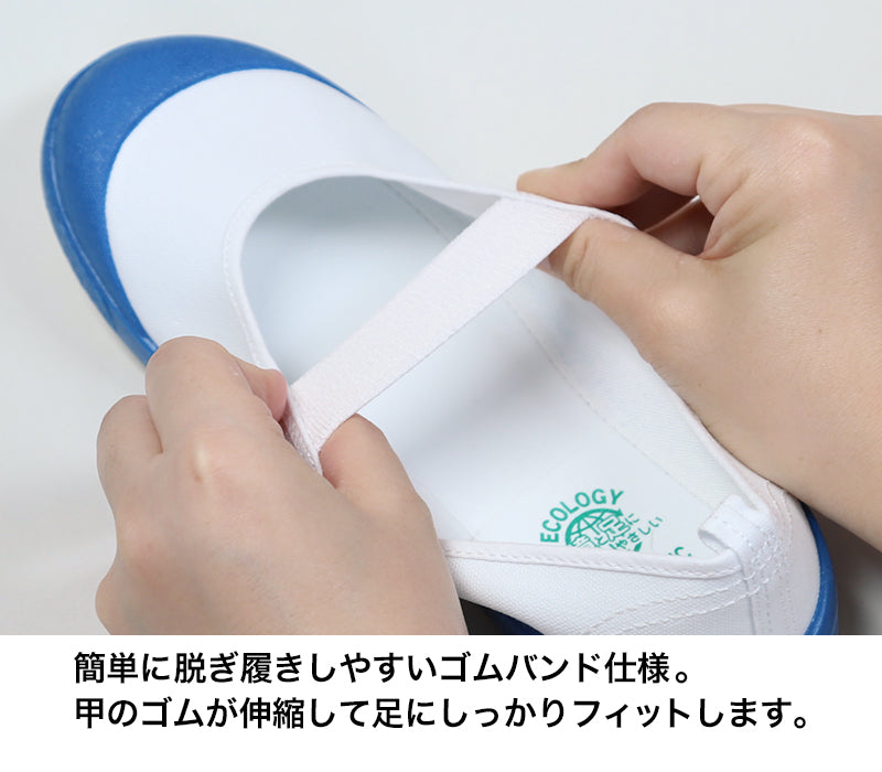 アキレス ルームカラー エコロジー 上履き 15cm~28cm (内履き 上靴 日本製 内ズック 学校 中学校 小学校 16cm 17cm 18cm 19cm 20cm 21cm 22cm 23cm 24cm) (在庫限り)