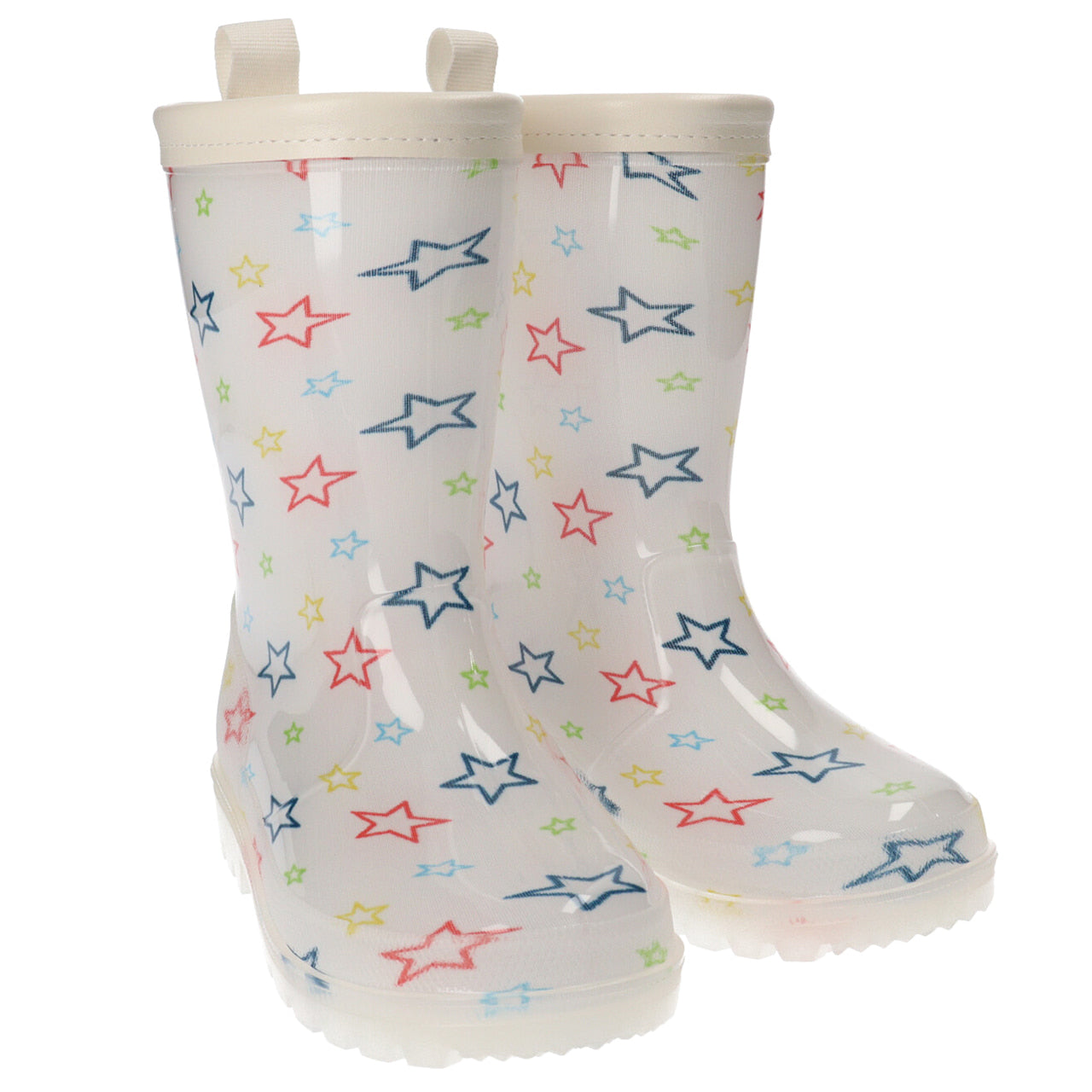 キッズ 長靴 光る 光る長靴 レインブーツ 16cm~21cm (レインシューズ 通学 子供用 雨靴 雨具 ジュニア 小学生 可愛い 17cm 18cm 19cm 20cm 総柄) (在庫限り)